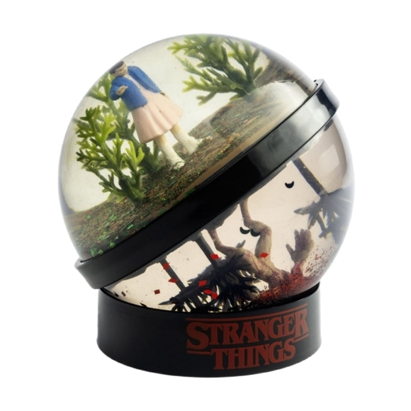 Netflix Stranger Things Upside Down Double Sided Snow Globe Eleven & Demogorgon - Picture 5 of 7